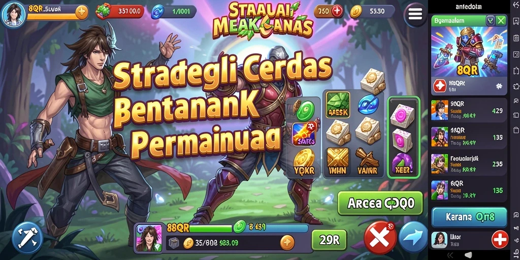 Tampilan gameplay <strong>8QR</strong> yang menakjubkan dan penuh strategi.
