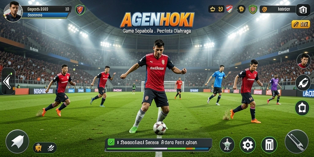 Tampilan gameplay AGENHOKI yang menegangkan dan seru.