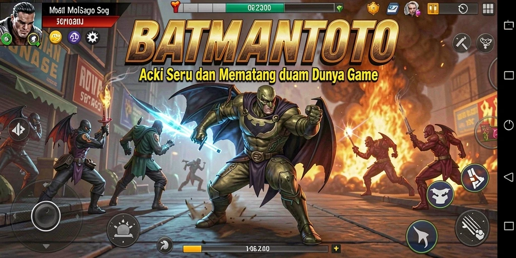 Tampilan seru dari gameplay BATMANTOTO dengan aksi mendebarkan.