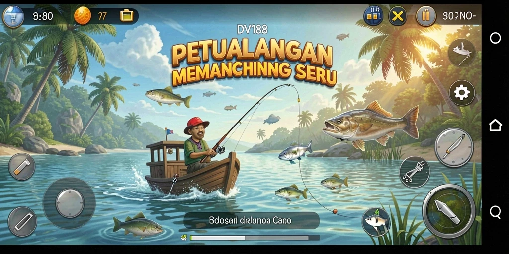 Tangkapan ikan besar di DV188 dengan grafis yang menakjubkan.