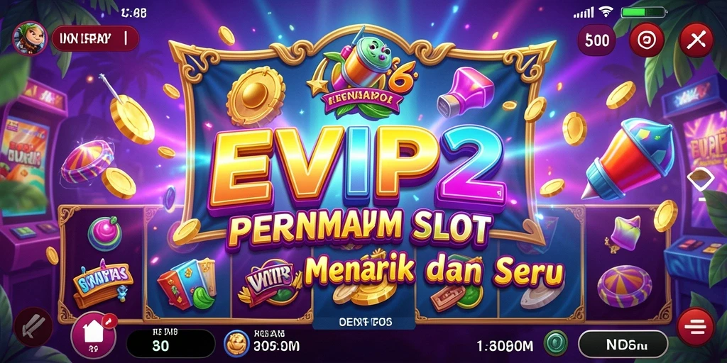 Gameplay penuh warna dan interaktif dari EVIP2 Slot.