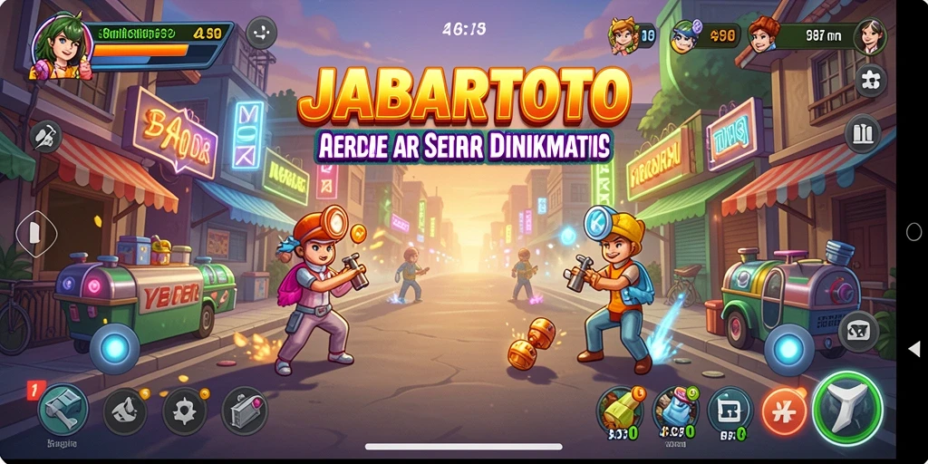 Gameplay seru JABARTOTO dengan aksi cepat dan intens.