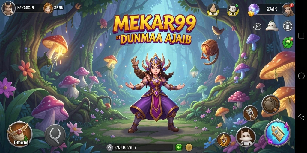 Tampilan gameplay MEKAR99 yang seru dan menantang.