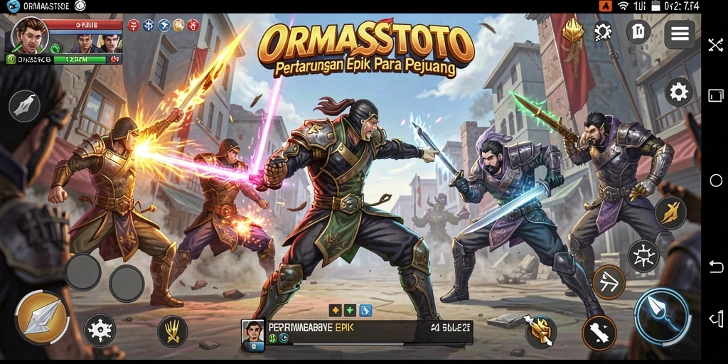 Tampilan menarik dari pertarungan epik dalam ORMASSTOTO.