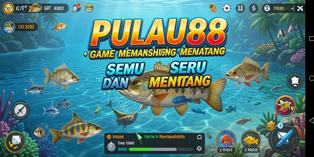 Screenshot gameplay PULAU88 menampilkan pengalaman memancing yang mendebarkan.