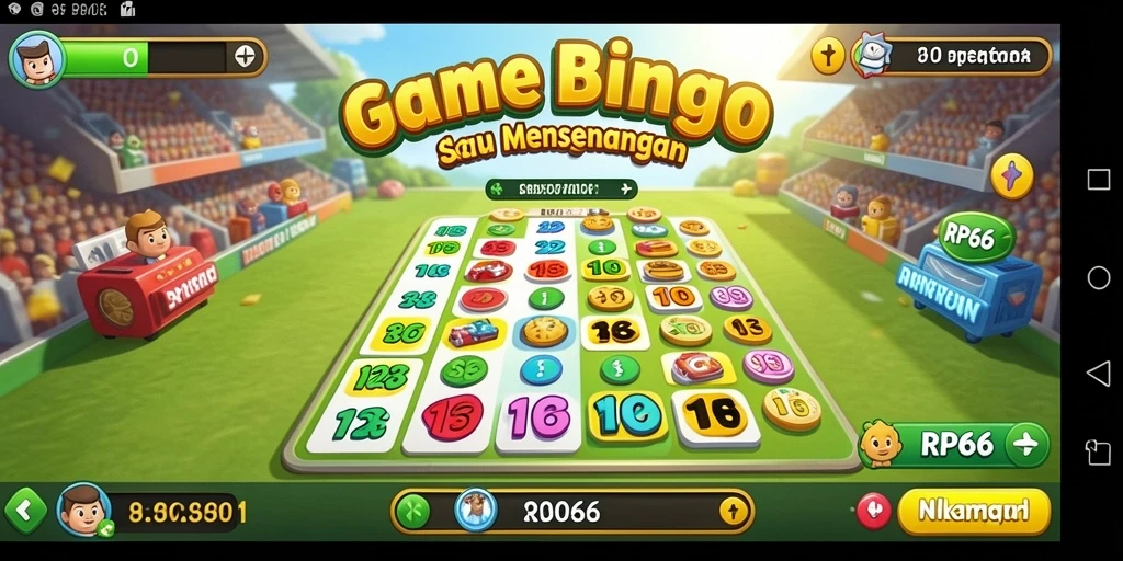 Tampilan menarik dari gameplay Bingo di RP66.