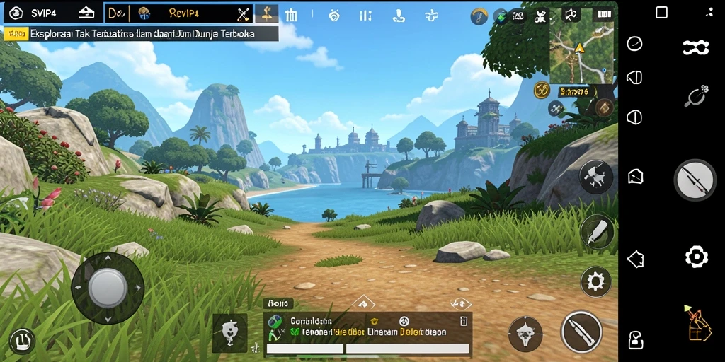 Tampilan gameplay SVIP4 yang menarik dalam dunia terbuka.