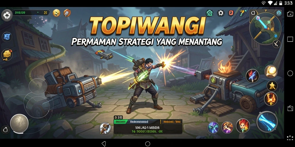 Tampilan menarik dari gameplay TOPIWANGI yang menantang.